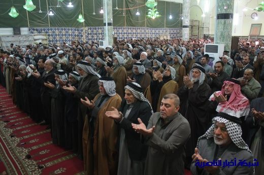 صلاة الجمعة في مدينة الناصرية - تقرير صوتي مصور- Nasiriyah012