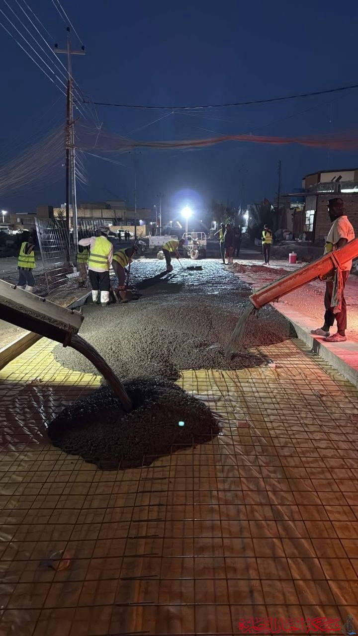 صورة من مقال: صندوق اعمار ذي قار: توجيه بتكثيف العمل بنظام الوجبات المتعاقبة لتسريع إنجاز مشاريع البنى التحتية في ذي قار