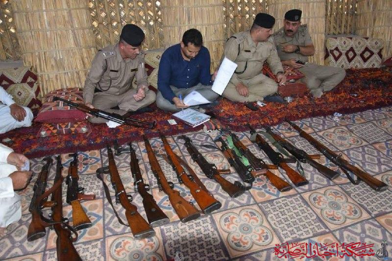 صورة من مقال: استمرار حملات تسجيل الأسلحة غير المرخصة في ذي قار ضمن البرنامج الوطني لتنظيم حيازة السلاح