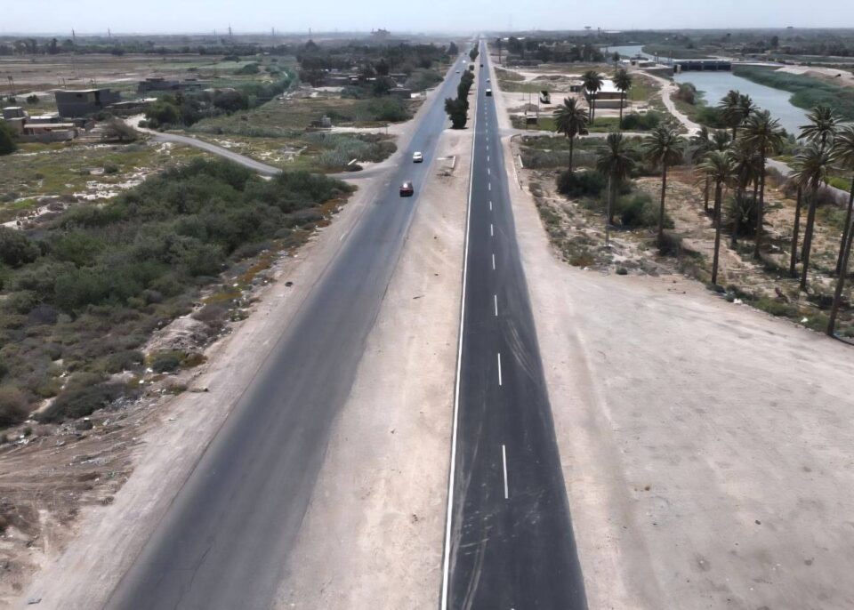 صورة من مقال: وزارة الإعمار تُنجز صيانة طريق كوت – ناصرية بطول 30 كم في ذي قار
