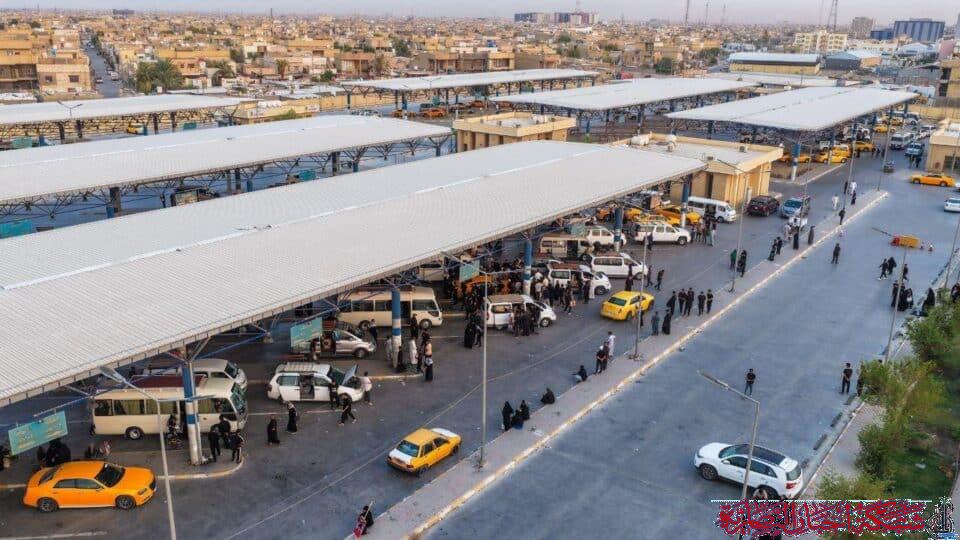صورة من مقال: ذي قار تُسير 800 مركبة لنقل الزائرين إلى النجف لإحياء ذكرى استشهاد الرسول (ص)