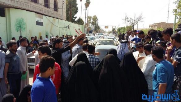 عشرات المتقاعدين يتظاهرون في الشطرة للمطالبة بصرف رواتبهم - تقرير مصور -