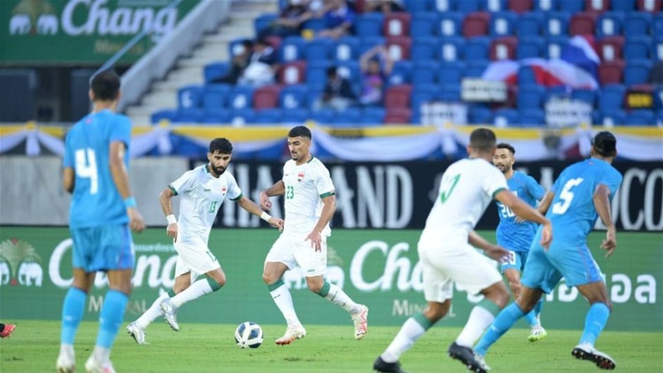 العراق يصل الى نهائي كأس ملك تايلند بعد التغلب على الهند