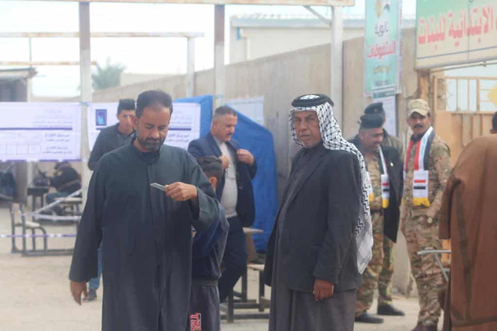 بالصور: مراكز الاقتراع العام في سوق الشيوخ تستقبل ناخبيها