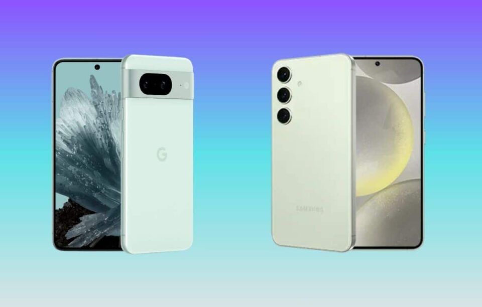 مقارنة بين هاتفي Galaxy S24 من سامسونج و Pixel 8 من جوجل