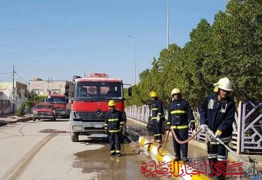 الدفاع المدني في ذي قار يناشد بفسح الطريق لسيارات الإطفاء في حال حصول الحوادث