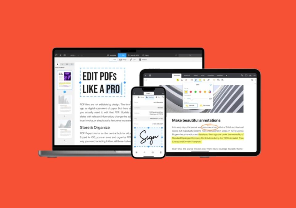 تطبيق PDF Expert يُنهي معاناة التعامل مع ملفات PDF على أجهزة ماك