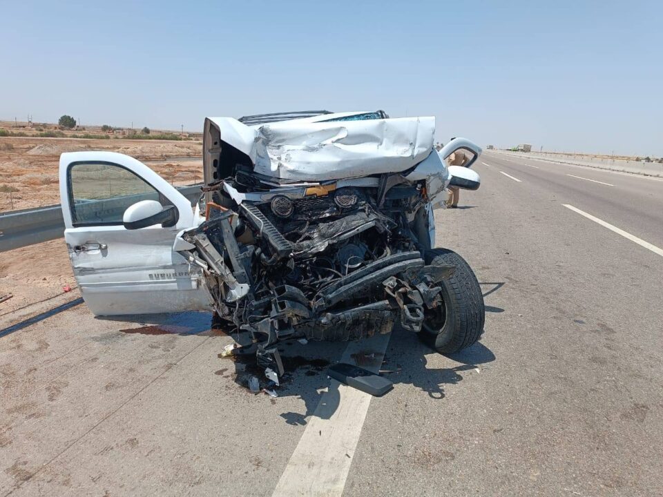 صورة من مقال: مصرع امرأة وإصابة رجل إثر انقلاب مركبة جنوب الناصرية