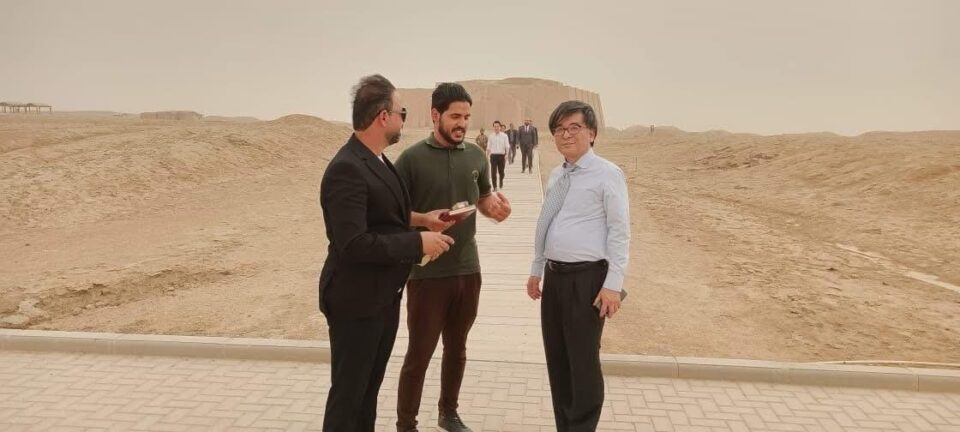صورة من مقال: السفير الياباني يزور مدينة أور الأثرية ويشيد بالإرث الحضاري لذي قار