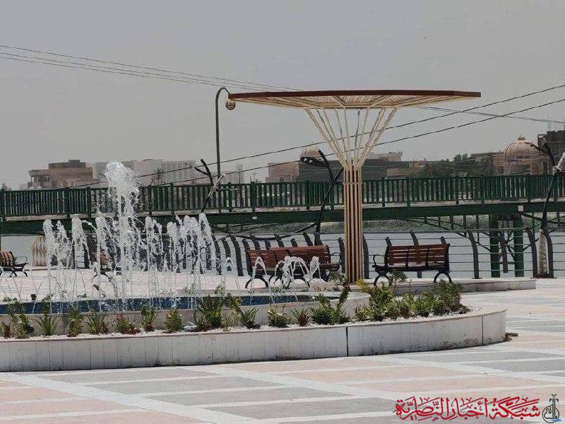 صورة من مقال: صندوق إعمار ذي قار: تقدم متسارع في مشروع كورنيش الناصرية بلمسة هندسية متميزة