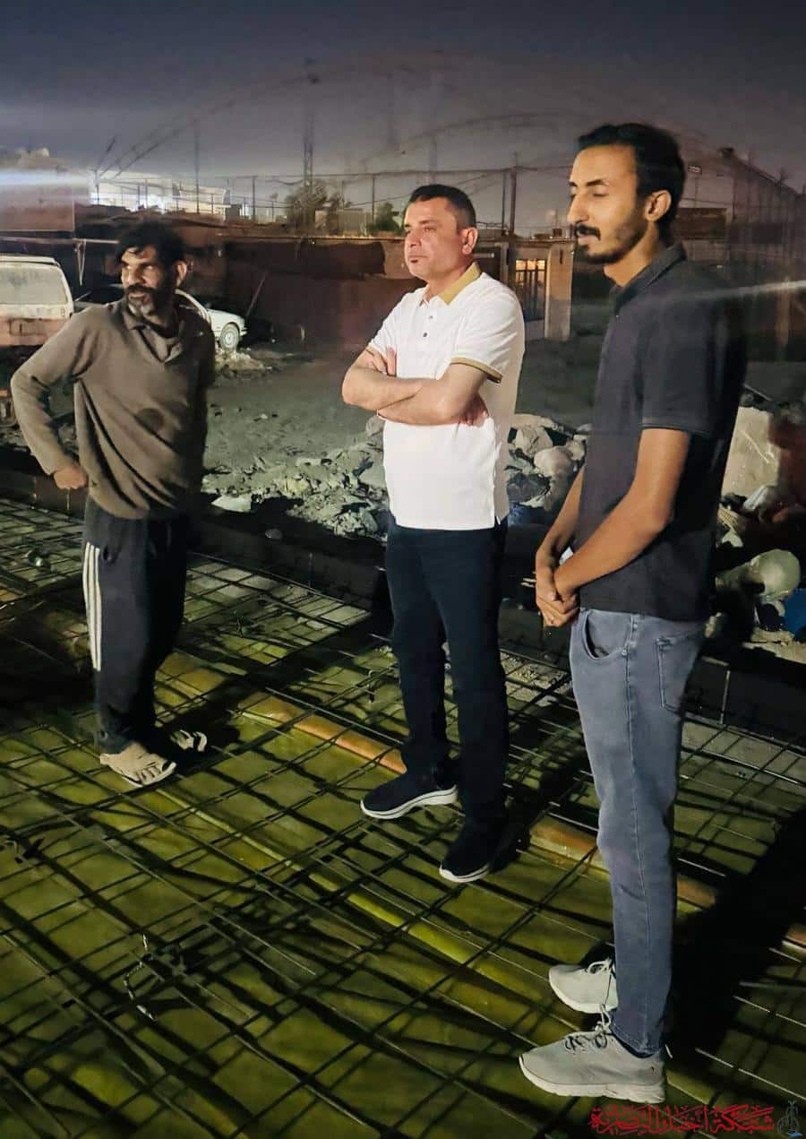 صورة من مقال: محافظ ذي قار يُشرف ميدانيا على أعمال الصب الليلي في مشروع شارع الصدرين