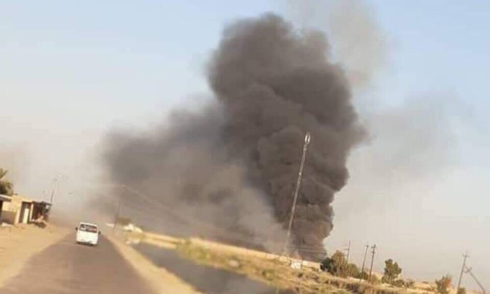 صورة من مقال: مصدر امني: سقوط صاروخ حربي شرق الناصرية دون خسائر بشرية