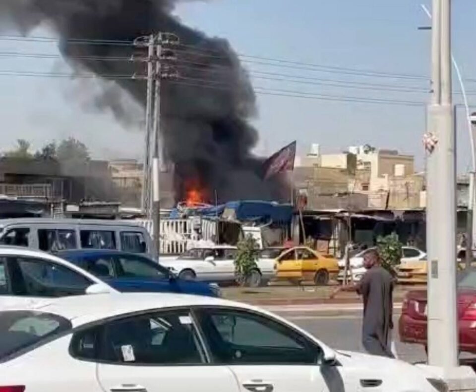 صورة من مقال: حريق يلتهم أربعة أكشاك في سوق هرج وسط الناصرية