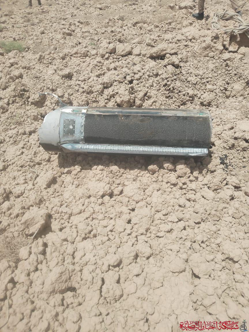صورة من مقال: العثور على بقايا صاروخ حربي قرب الحدود بين ذي قار وميسان دون تسجيل خسائر