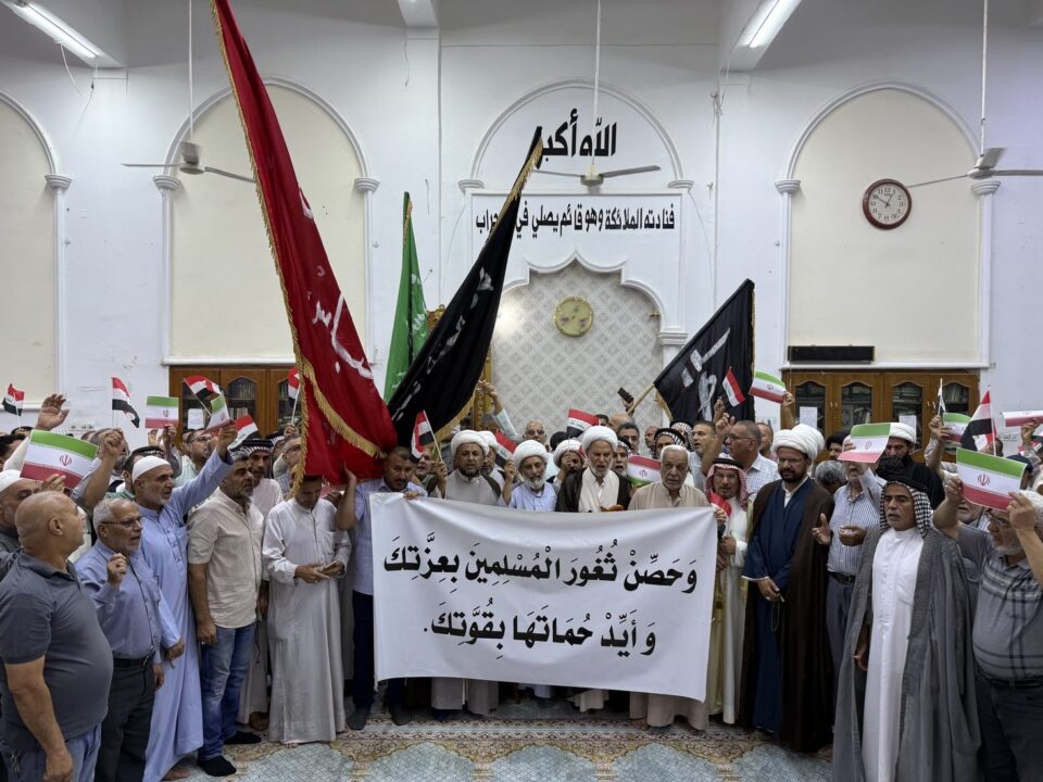 صورة من مقال: امام جمعة الناصرية يقود وقفة تضامنية مع الجمهورية الإسلامية ضد الاعتداءات الصهيونية 
