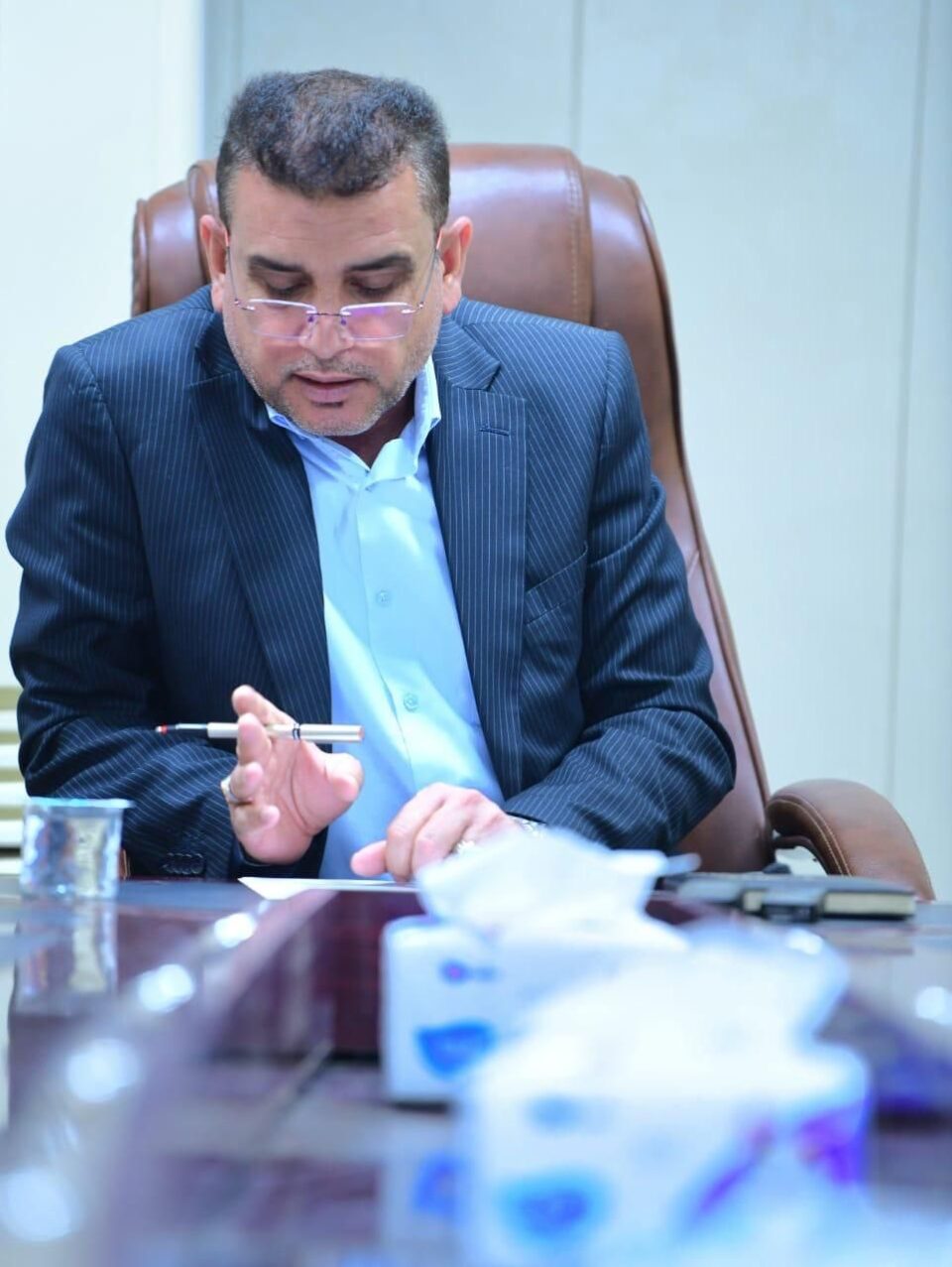 صورة من مقال: محافظ ذي قار يخصص مقاطعة للمعلمين ويبحث ملفات خدمية في الشطرة خلال اجتماعه في القضاء