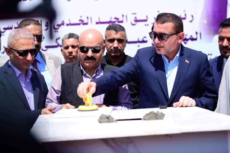 صورة من مقال: محافظ ذي قار يضع حجر الأساس لمشروعين خدميين في الإصلاح وسيد دخيل ويعد بمشاريع جديدة