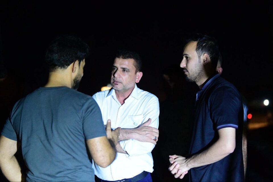 صورة من مقال: محافظ ذي قار يشرف ميدانياً على صب طريق الصدرين ويوقف 3 مشاريع لتأمين حركة الزائرين