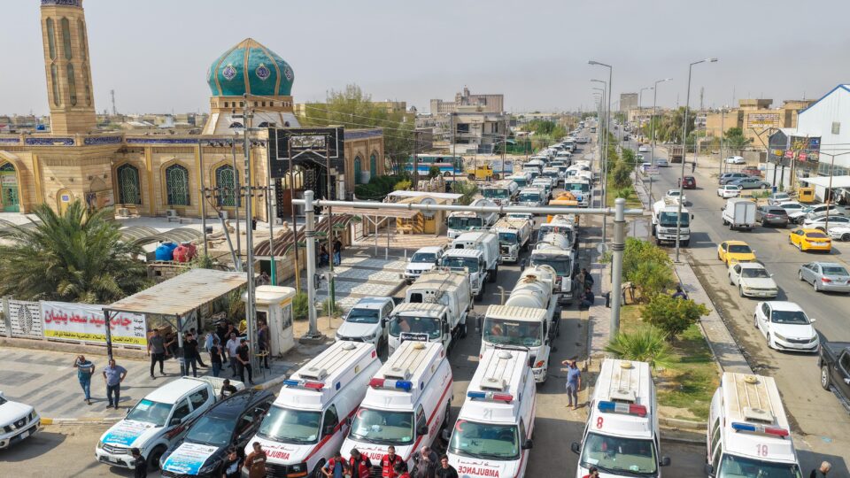 صورة من مقال: بدعم المحافظ… ذي قار تشارك بجهد خدمي واسع في كربلاء لخدمة الزائرين