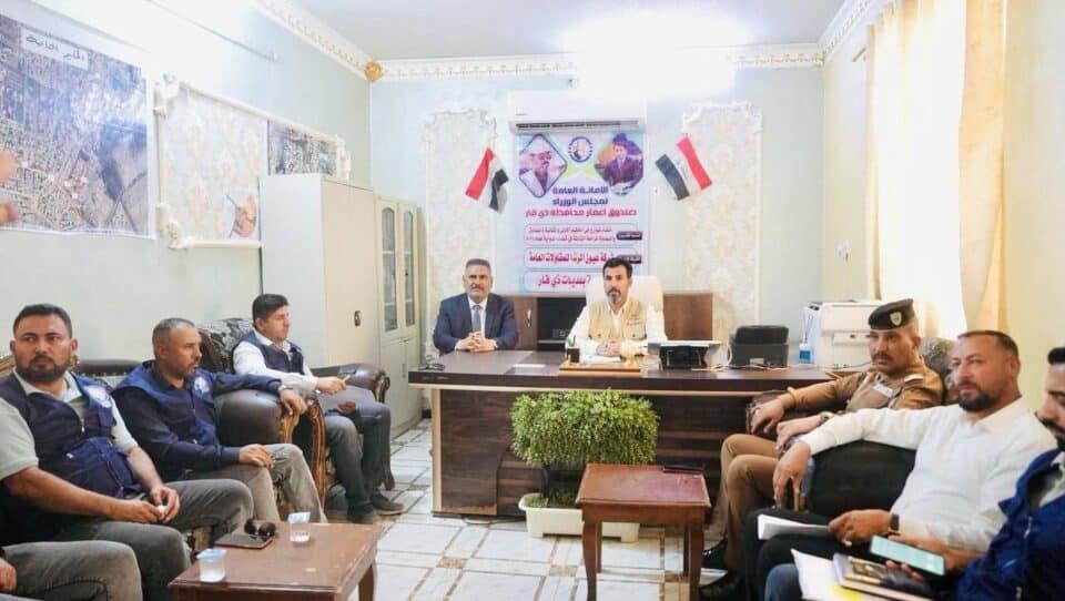 صورة من مقال: رئيس صندوق إعمار ذي قار يبحث واقع مشاريع الدواية ويوجّه بتسريع وتيرة الإنجاز