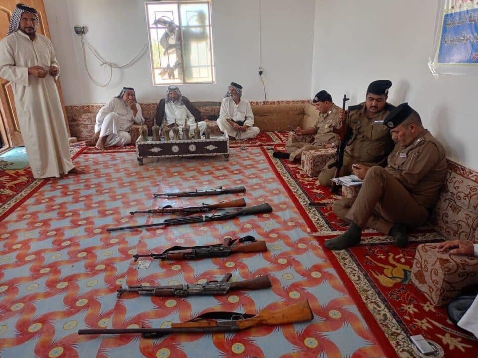 صورة من مقال: شرطة ذي قار تطلق حملة موسعة لتسجيل الأسلحة في البطحاء ضمن جهود تعزيز الأمن