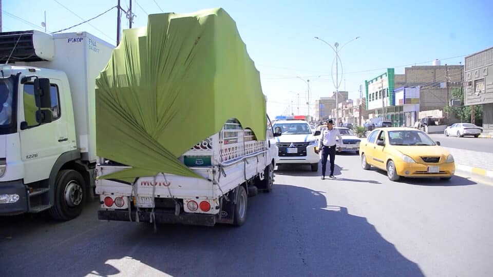 صورة من مقال: بالصور: حملة أسبوع الضبط المروري في ذي قار للحد من الحوادث