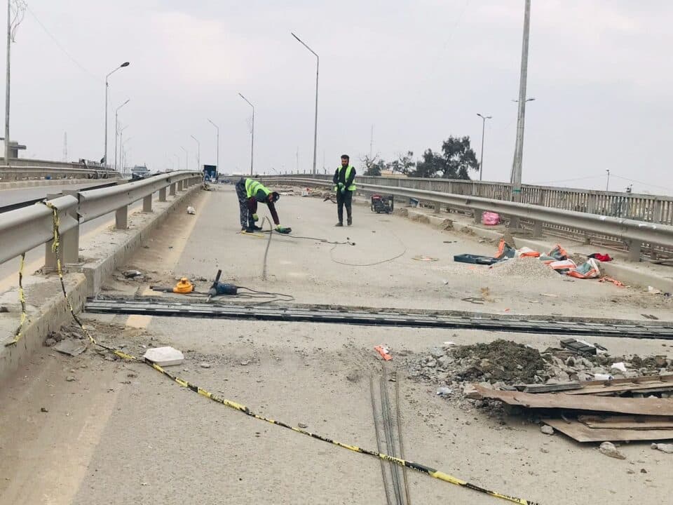 صورة من مقال: بلدية الناصرية: اعداد كشوفات فنية لصيانة فواصل التمدد لجسري القيثارة وشارع النبي إبراهيم