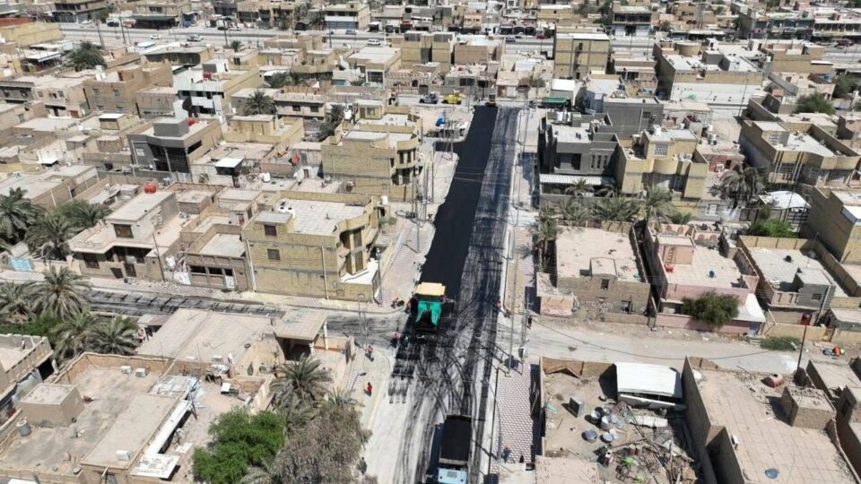 صورة من مقال: صندوق اعمار ذي قار: تصاعد وتيرة العمل في مشروع إنشاء شوارع بحي المدني وأحياء أخرى في ناحية الفضلية