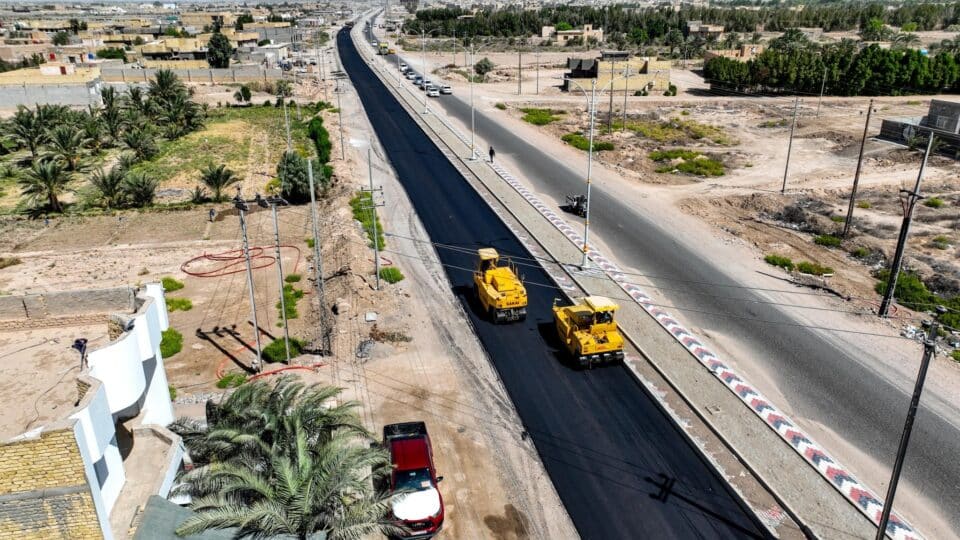 صورة من مقال: إعمار ذي قار يطلق مشروع إكساء مدخل سيد دخيل