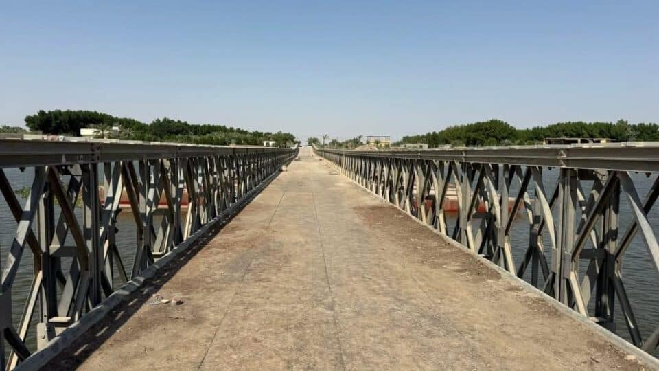 صورة من مقال: جسر شارع الجامعة الحديدي في الناصرية يقترب من الافتتاح لتخفيف الزحام