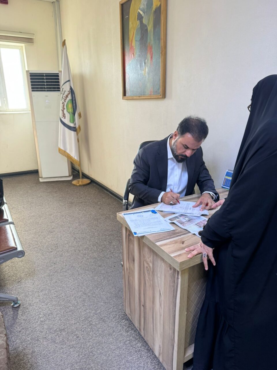 صورة من مقال: وليد السهلاني… صورة تختصر معنى القيادة/بقلم السجين السياسي ابو رضا الخفاجي