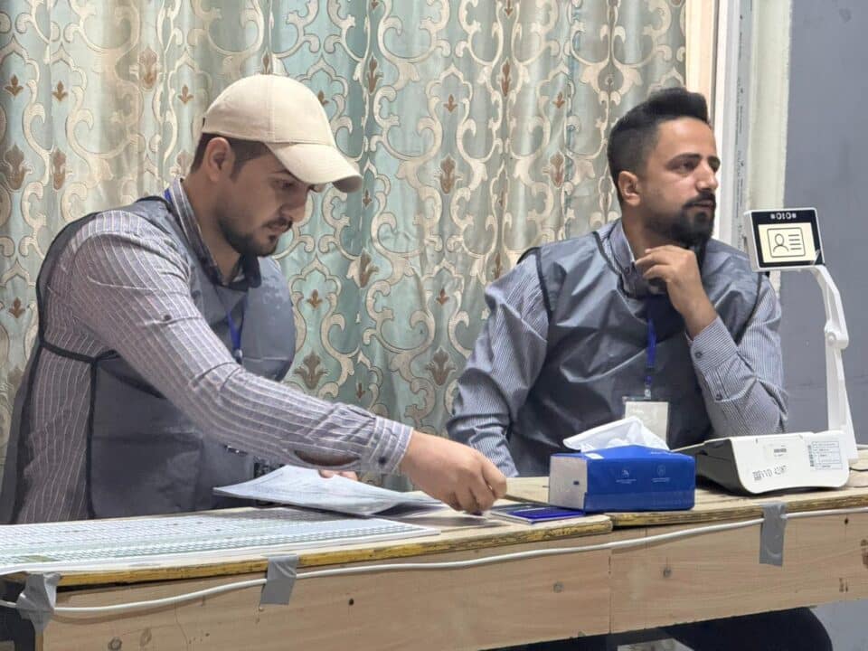 صورة من مقال: ذي قار تسجل 63% نسبة مشاركة في التصويت الخاص مع منتصف النهار