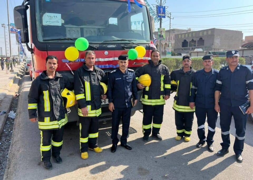 صورة من مقال: الدفاع المدني في ذي قار يكشف عن حجم الفرق المشاركة لتأمين المراكز الانتخابية بأحدث المعدات