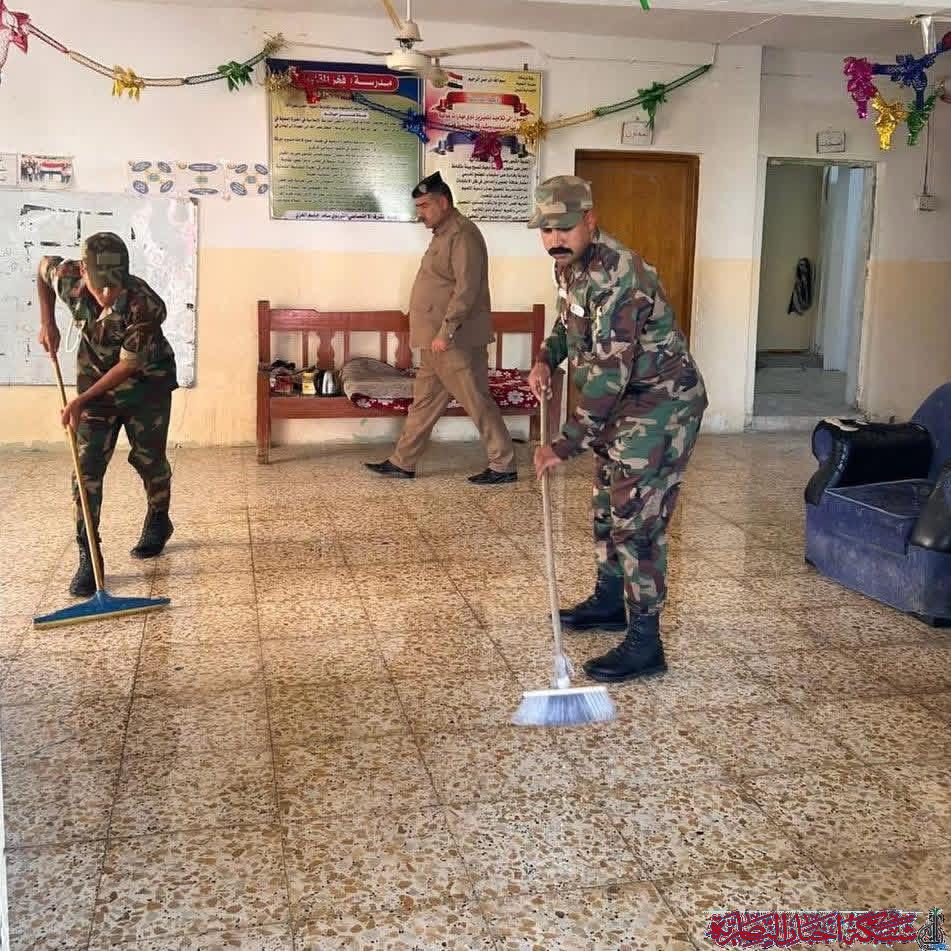 صورة من مقال: شرطة ذي قار تبادر بحملة لتنظيف المدارس التي كانت مراكز اقتراع بعد انتهاء الانتخابات