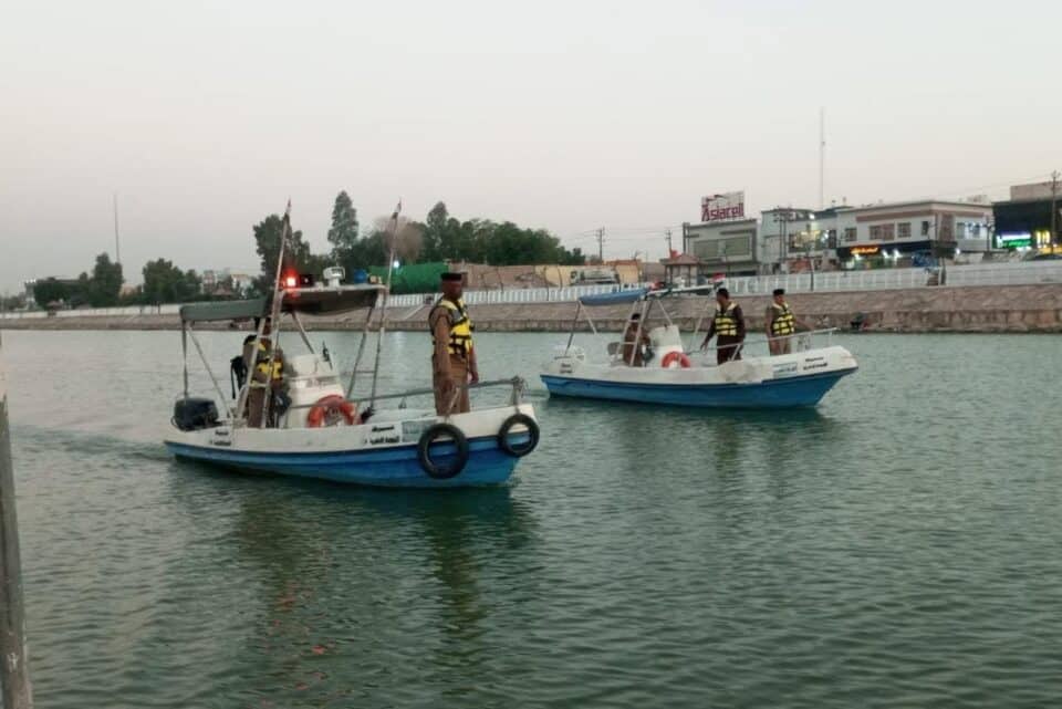 صورة من مقال: الشرطة النهرية تُنقذ شابا من الغرق في نهر الفرات وسط الناصرية