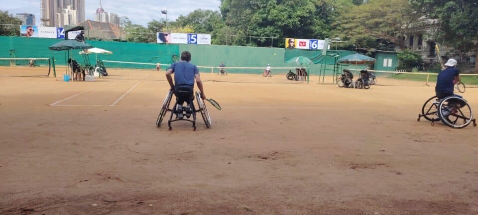 صورة من مقال: نادي ذي قار لتنس الكراسي يحصد المركز الثالث في بطولة كولومبو الدولية للزوجي