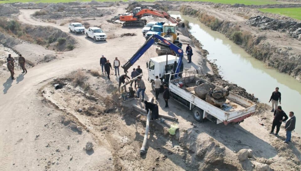 صورة من مقال: حملة لرفع التجاوزات على مشاريع الإرواء وتنظيم الحصص المائية في كرمة بني سعيد والطار