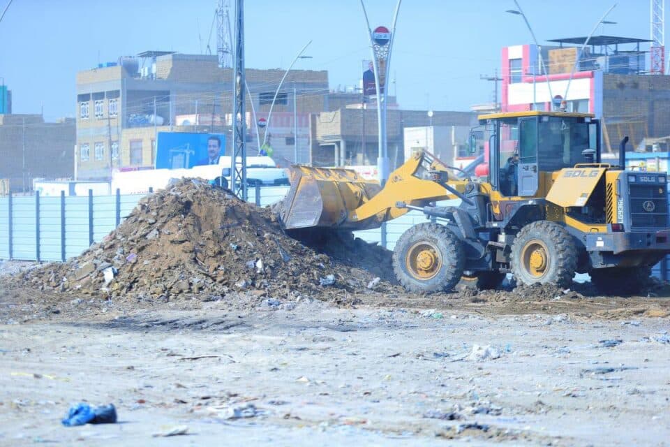 صورة من مقال: معاون محافظ ذي قار: إزالة أكثر من 1000 تجاوز خلال أسبوعين ضمن حملة لاستعادة الفضاءات العامة