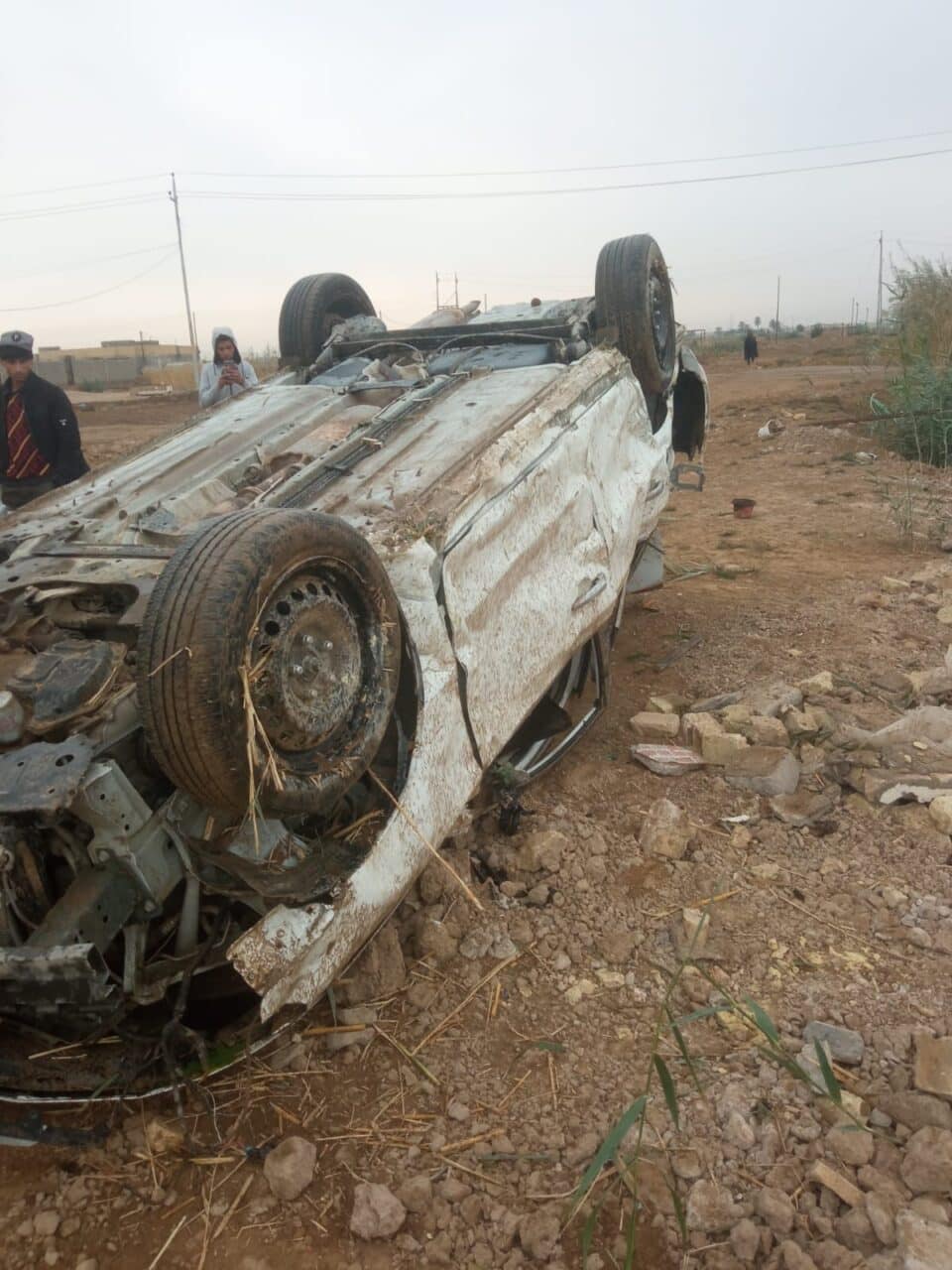 صورة من مقال: حادث مروّع شمال الناصرية… السرعة تنهي حياة شخصين وتُصيب اثنين اخرين