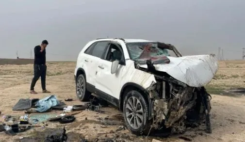 صورة من مقال: إصابة خمسة منتسبين بحادث تصادم ثلاثي شمال الناصرية