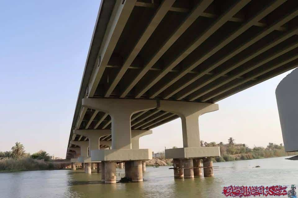 صورة من مقال: بالصور: وزارة الإعمار تُسارع وتيرة أعمال مشروع جسر شمال الناصرية الكونكريتي في ذي قار