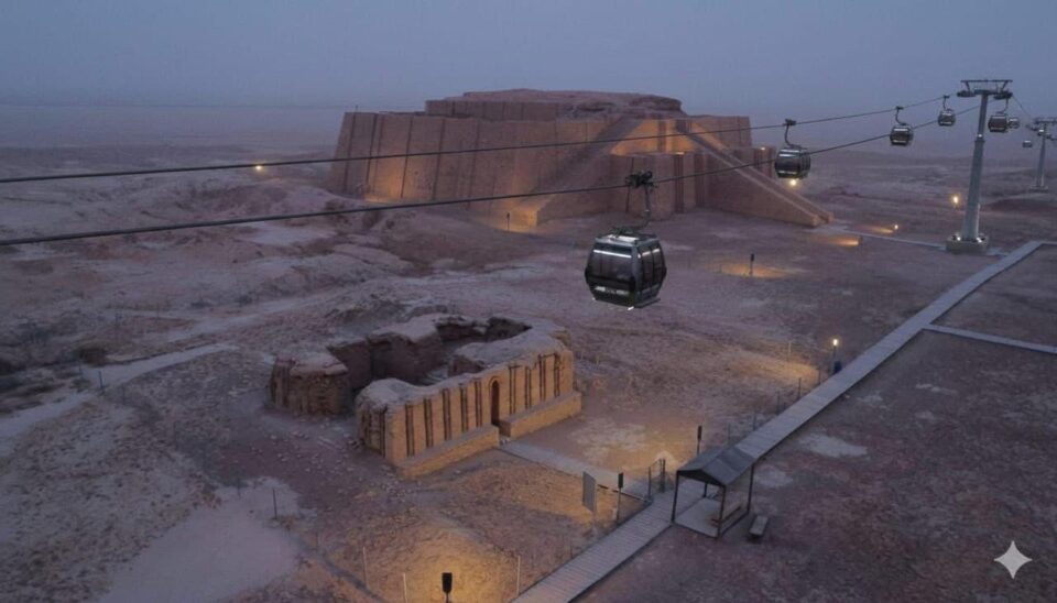 صورة من مقال: ذي قار تمضي نحو سياحة متطورة: موافقة رسمية لإطلاق مشروع تلفريك أور السياحي