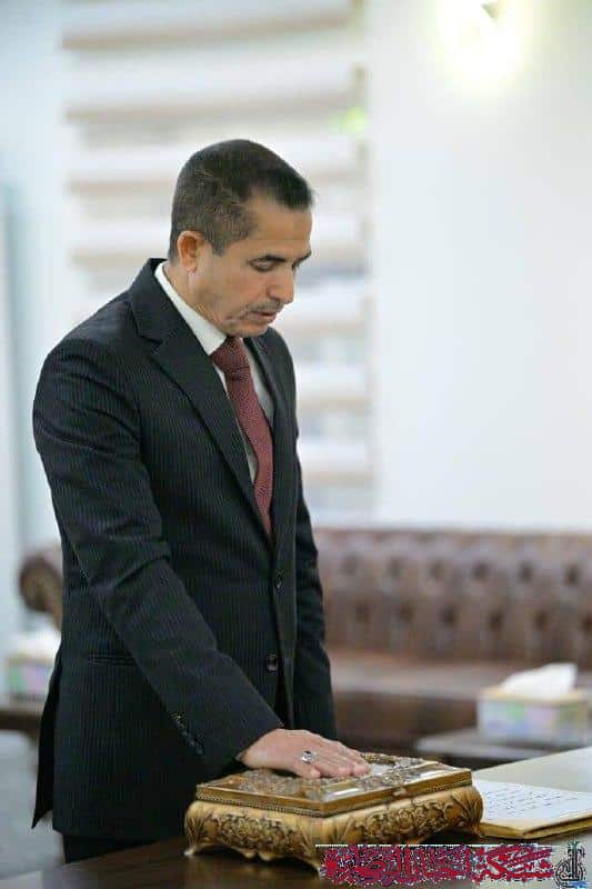 صورة من مقال: محافظ ذي قار هيثم الحمداني يؤدي اليمين الدستوري في محكمة استنئاف المحافظة