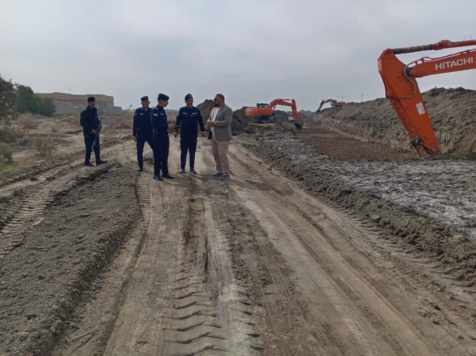 صورة من مقال: تدخل أمني يعيد العمل بطريق الجامعة ضمن مشاريع صندوق إعمار ذي قار