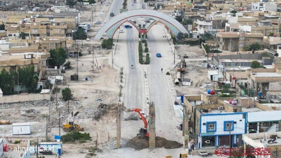 صورة من مقال: معاون محافظ ذي قار: افتتاح جزئي للشوارع المحاذية لمجسر المنصورية والعمل على حل بقية التعارضات