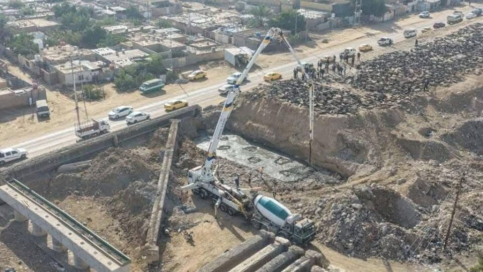 صورة من مقال: دائرة الطرق والجسور تعلن إنجاز 60% من مشروع جسر الهولندي في ذي قار