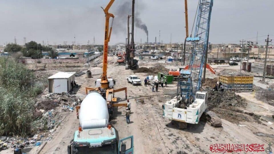 صورة من مقال: مدخل الناصرية الغربي على موعد افتتاح جزئي مرتقب للاسهام بفك الاختناقات المرورية