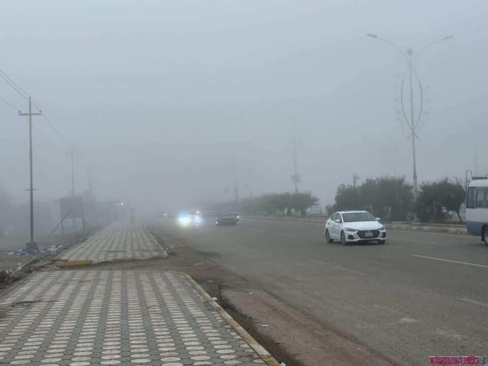 صورة من مقال: الأنواء الجوية في الناصرية: ضباب متوقع في ذي قار فجر الغد