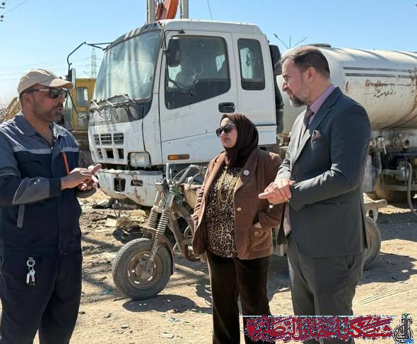 صورة من مقال: بيئة المنطقة الجنوبية تتابع موقع الطمر الصحي في الناصرية وتبحث عن بدائل بيئية