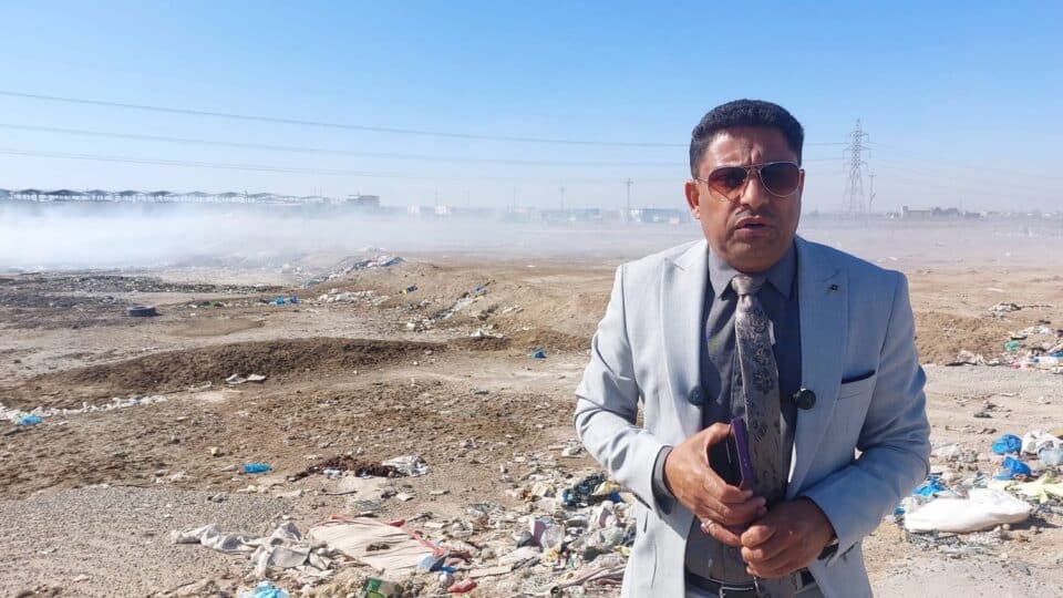 صورة من مقال: مخالفات بيئية خطيرة تهدد الصحة العامة في الناصرية